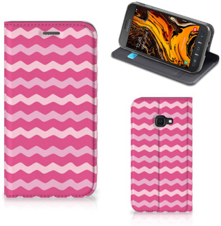 B2Ctelecom Samsung Galaxy Xcover 4s Hoesje met Magneet Waves Pink