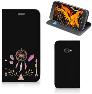 B2Ctelecom Samsung Galaxy Xcover 4s Magnet Case Boho Dreamcatcher