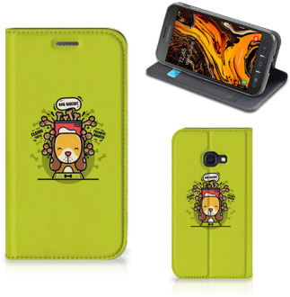 B2Ctelecom Samsung Galaxy Xcover 4s Magnet Case Doggy Biscuit