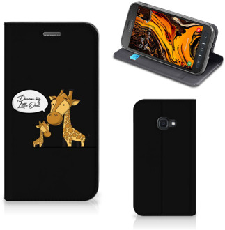 B2Ctelecom Samsung Galaxy Xcover 4s Magnet Case Giraffe