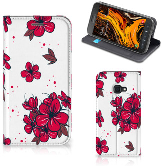 B2Ctelecom Samsung Galaxy Xcover 4s Smart Cover Blossom Rood