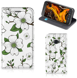 B2Ctelecom Samsung Galaxy Xcover 4s Smart Cover Dogwood Flowers