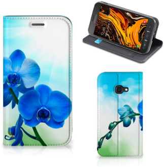 B2Ctelecom Samsung Galaxy Xcover 4s Smart Cover Orchidee Blauw