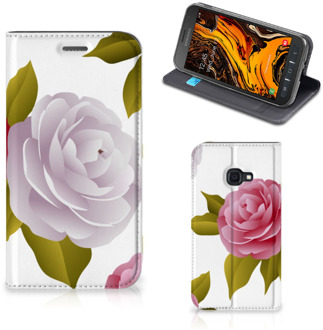 B2Ctelecom Samsung Galaxy Xcover 4s Smart Cover Roses