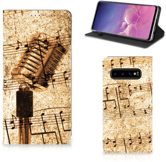 B2Ctelecom Samsung S10 Book Cover Bladmuziek