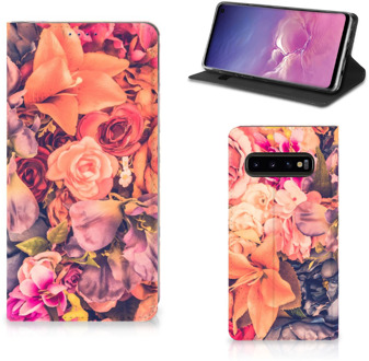 B2Ctelecom Samsung S10 HoesjeDesign Bosje Bloemen