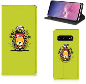 B2Ctelecom Samsung S10 HoesjeDesign Doggy Biscuit