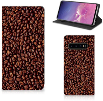 B2Ctelecom Samsung S10 Smart Cover Koffiebonen