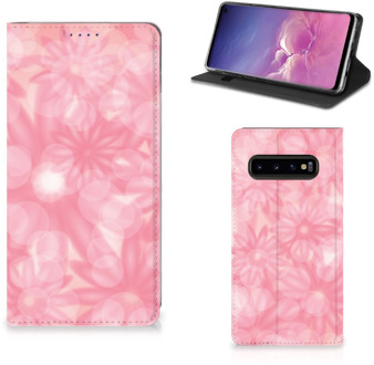 B2Ctelecom Samsung S10 Stand Case Spring Flowers