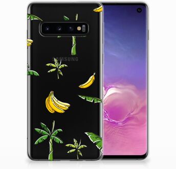 B2Ctelecom Samsung S10 TPU Siliconen Hoesje Design Banana Tree