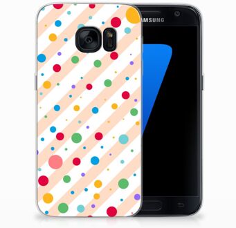 B2Ctelecom Samsung S7 Hoesje Design Dots