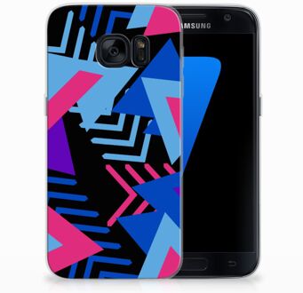 B2Ctelecom Samsung S7 Hoesje Design Funky Triangle