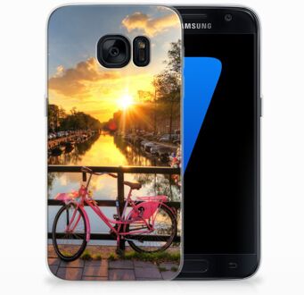 B2Ctelecom Samsung S7 Siliconen Backcase Amsterdamse Grachten