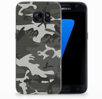 B2Ctelecom Samsung S7 Siliconen Backcase Army Light