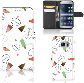 B2Ctelecom Samsung S7 Telefoonhoesje Design IJsjes