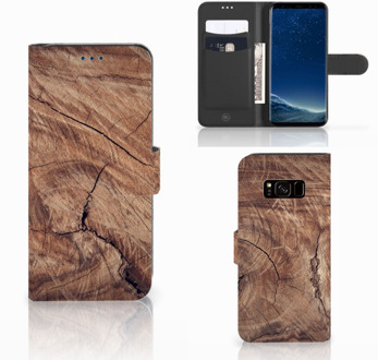 B2Ctelecom Samsung S8 Bookcover Design Tree Trunk