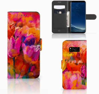 B2Ctelecom Samsung S8 Bookcover Design Tulpen