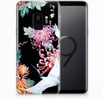 B2Ctelecom Samsung S9 Backcase Bird Flowers