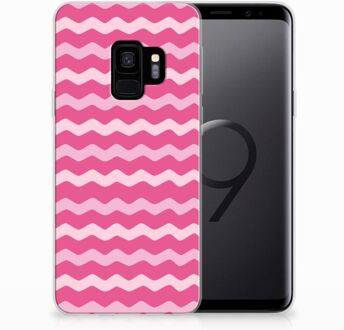 B2Ctelecom Samsung S9 Bumper Hoesje Waves Pink