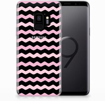 B2Ctelecom Samsung S9 Bumper Hoesje Waves Roze