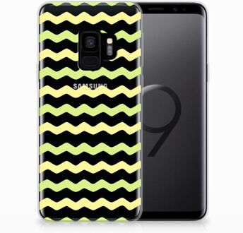 B2Ctelecom Samsung S9 Bumper Hoesje Waves Yellow