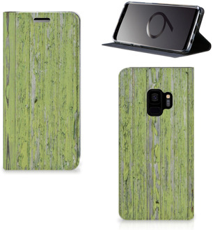 B2Ctelecom Samsung S9 Hoesje Design Green Wood