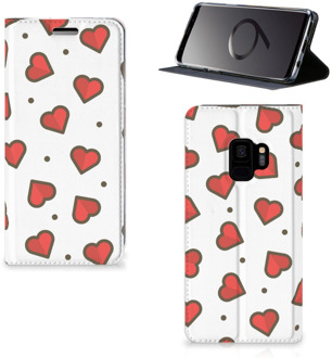 B2Ctelecom Samsung S9 Hoesje Design Hearts