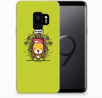 B2Ctelecom Samsung S9 Siliconen Hoesje Doggy Biscuit