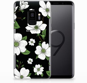 B2Ctelecom Samsung S9 Siliconen Hoesje Dogwood Flowers