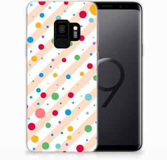 B2Ctelecom Samsung S9 Siliconen Hoesje Dots