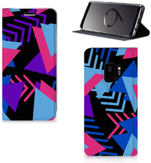 B2Ctelecom Samsung S9 Standcase Hoesje Design Funky Triangle