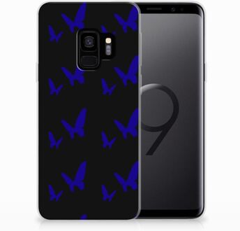 B2Ctelecom Samsung S9 TPU Siliconen Hoesje Vlinder Patroon