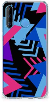 B2Ctelecom Shockproof Case Huawei P30 Lite Funky Triangle