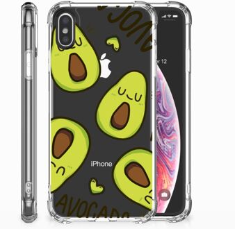 B2Ctelecom Shockproof case iPhone X/10 | Xs Avocado Singing