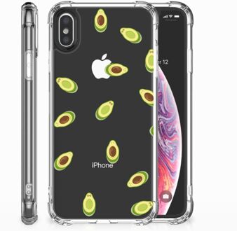 B2Ctelecom Shockproof case iPhone X/10 | Xs Avocado