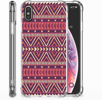 B2Ctelecom Shockproof case iPhone X/10 | Xs Aztec Purple