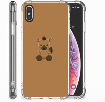 B2Ctelecom Shockproof case iPhone X/10 | Xs Baby Hyena