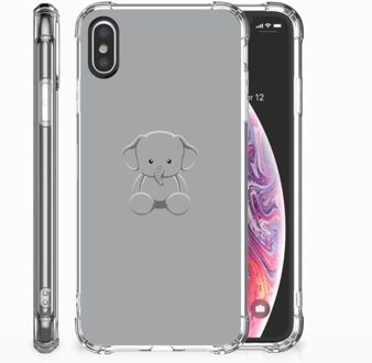 B2Ctelecom Shockproof case iPhone X/10 | Xs Baby Olifant