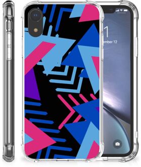 B2Ctelecom Shockproof Case iPhone XR Funky Triangle