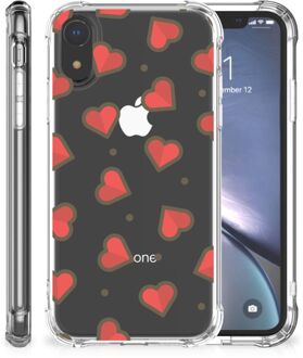 B2Ctelecom Shockproof Case iPhone XR Hearts