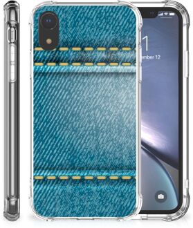 B2Ctelecom Shockproof Hoesje iPhone XR Jeans