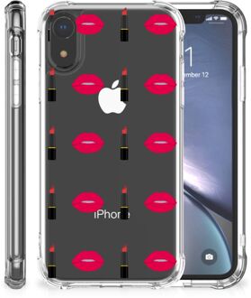 B2Ctelecom Shockproof Hoesje iPhone XR Lipstick Kiss