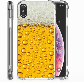 B2Ctelecom Shockproof siliconen hoesje iPhone X/10 | Xs Bier