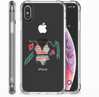 B2Ctelecom Shockproof siliconen hoesje iPhone Xs | X/10 Boho Summer