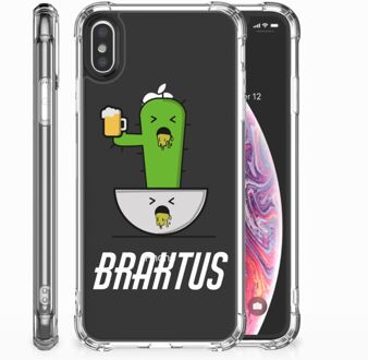 B2Ctelecom Shockproof siliconen hoesje iPhone Xs | X/10 Braktus