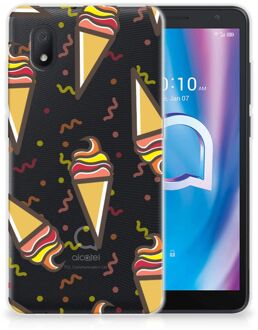 B2Ctelecom Silicone Back Case Alcatel 1B (2020) Hoesje Super als Cadeau voor Kleinzoon Icecream