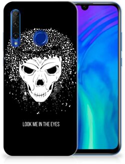 B2Ctelecom Silicone Back Case Honor 20 Lite Skull Hair