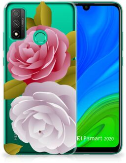 B2Ctelecom Silicone Back Case Huawei P Smart 2020 GSM Hoesje Roses