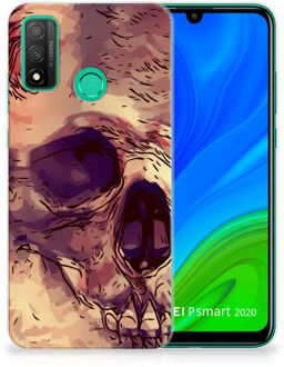 B2Ctelecom Silicone Back Case Huawei P Smart 2020 GSM Hoesje Skullhead