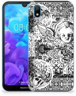 B2Ctelecom Silicone Back Case Huawei Y5 (2019) Skulls Angel